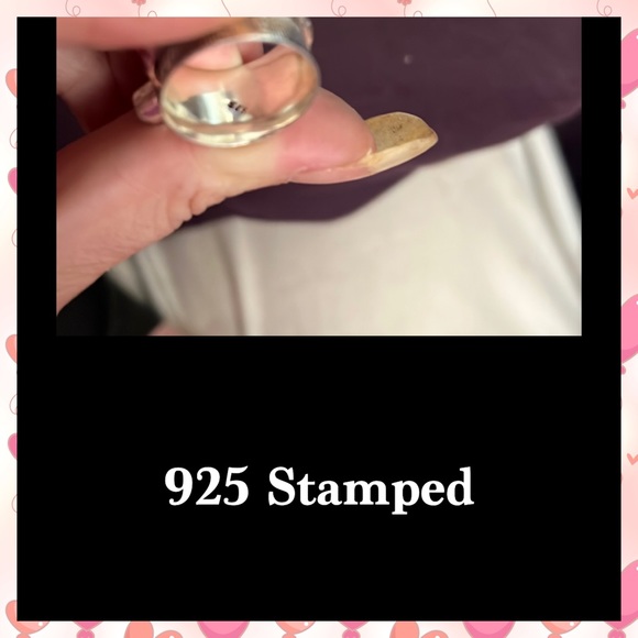 BNWT- Sterling Silver Spinner Ring” With Pearl - Picture 3 of 5